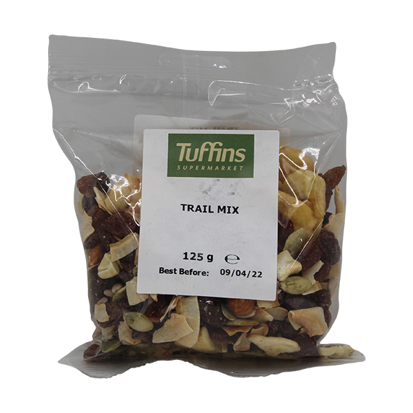 Tuffins Trail Mix 125g - Tuffins Supermarket Mintons Good Food Snacks