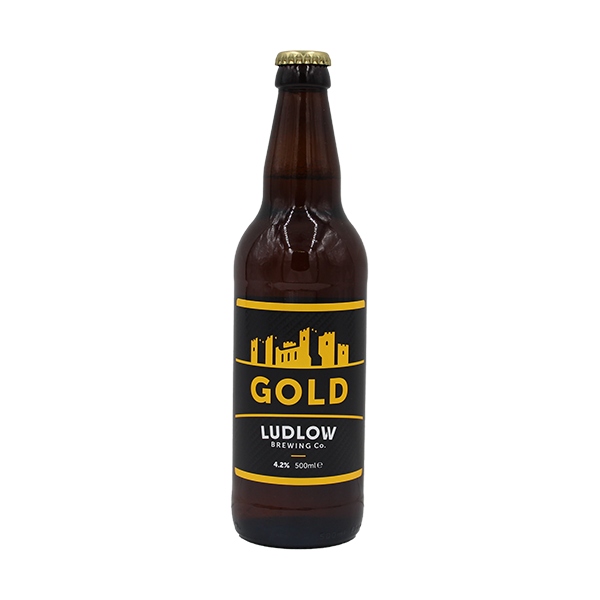Ludlow Brewery Gold 500ml - Tuffins Supermarket Ludlow Brewery Beers