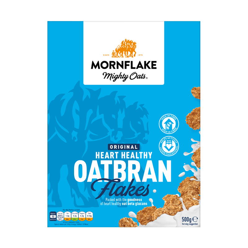 Mornflake Heart Healthy Oatbran Flakes 500g - Tuffins Supermarket Mornflake Cereal