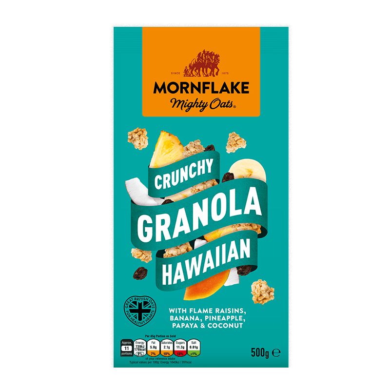 Mornflake Crunchy Granola Hawaiian 500g - Tuffins Supermarket Mornflake Cereal