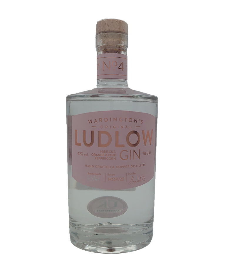 Ludlow Gin Hibiscus Orange and Pink Peppercorn - Tuffins Supermarket Ludlow Gin Spirits