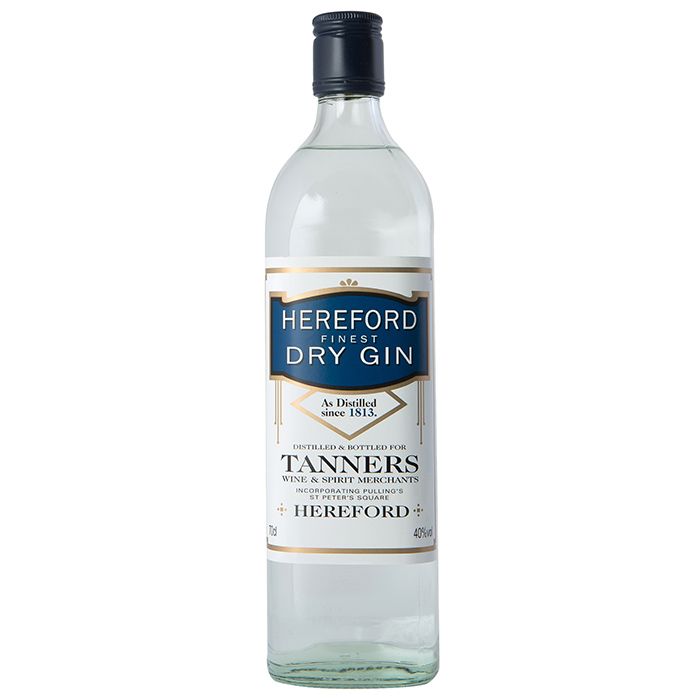 Tanners Hereford Dry Gin 70cl - Tuffins Supermarket Tanners Spirits