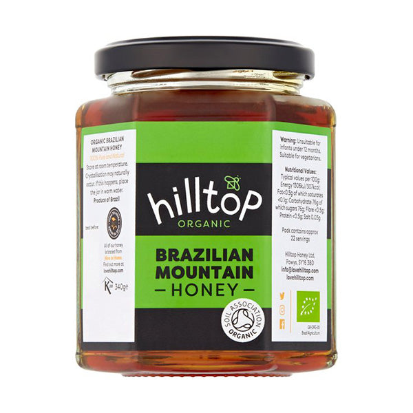 Hilltop Brazilian Mountain Honey 340g - Tuffins Supermarket Hilltop Honey Honey