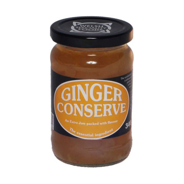 Welsh Speciality Ginger Conserve 340g - Tuffins Supermarket Welsh Speciality Foods Jams & Jellies