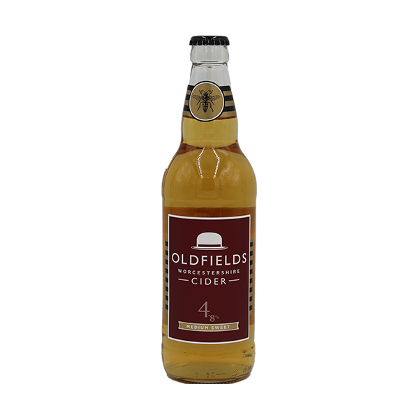 Oldfields Medium Sweet Cider 500ml - Tuffins Supermarket Hobsons Brewery Cider