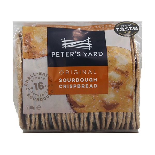 Peter's Yard Original Sourdough Crispbread 200g - Tuffins Supermarket Peter's Yard Crackers