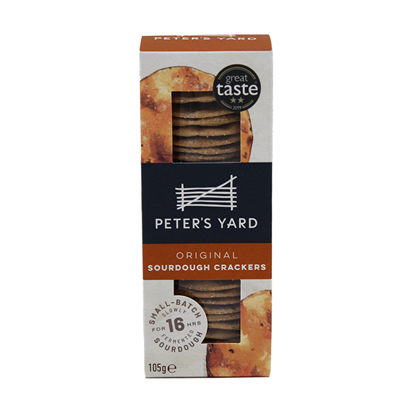 Peter's Yard Original Sourdough Crackers 105g - Tuffins Supermarket Peter's Yard Crackers