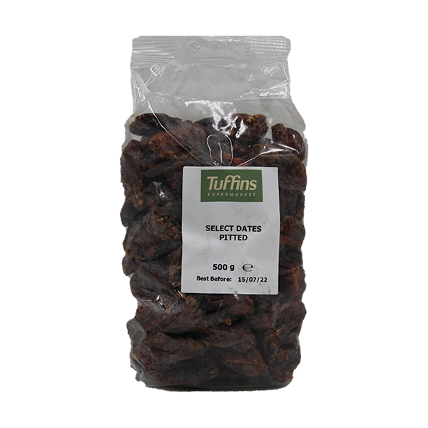 Tuffins Select Pitted Dates 500g - Tuffins Supermarket Mintons Good Food Baking