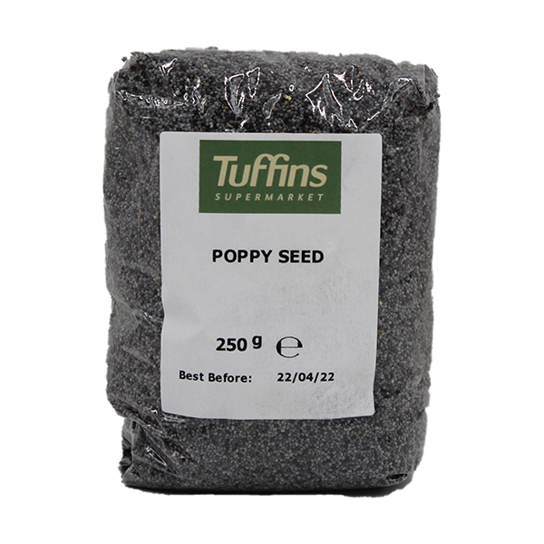 Tuffins Poppy Seeds 250g - Tuffins Supermarket Mintons Good Food Baking