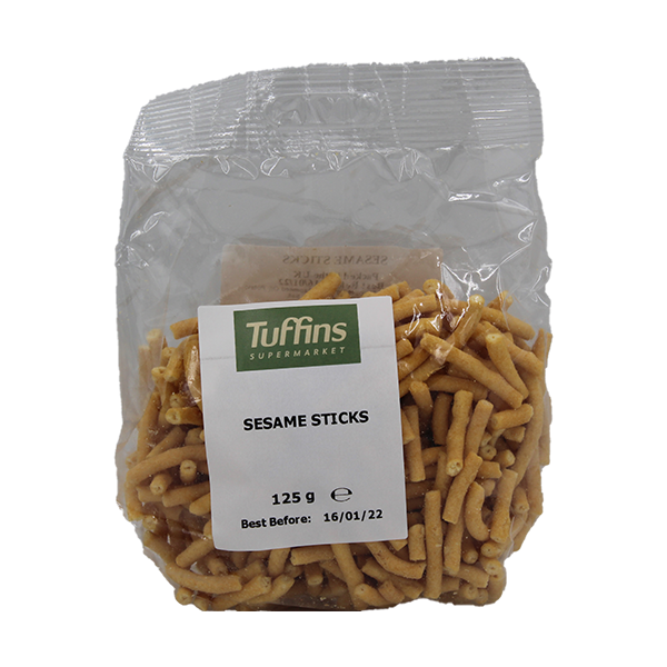 Tuffins Sesame Sticks 125g - Tuffins Supermarket Mintons Good Food Snacks