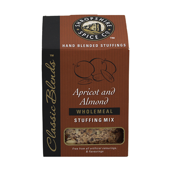 Shropshire Spice Company Apricot & Almond Wholemeal Stuffing Mix 150g - Tuffins Supermarket Shropshire Spice Company Cooking & Baking Ingredients