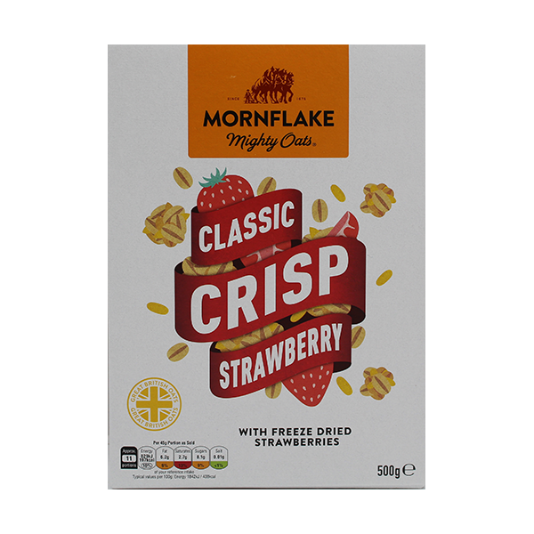 Mornflake Classic Crisp Strawberry 500g - Tuffins Supermarket Mornflake Cereal
