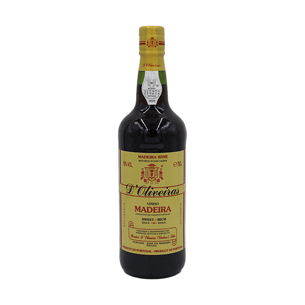 D'Oliveiras Sweet Madeira 75cl - Tuffins Supermarket Tanners Wine