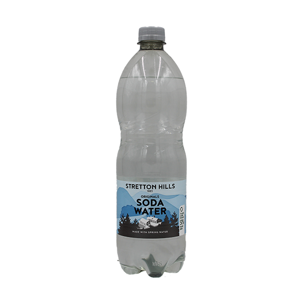 Stretton Hills Soda Water 1l - Tuffins Supermarket Montgomery Water Water