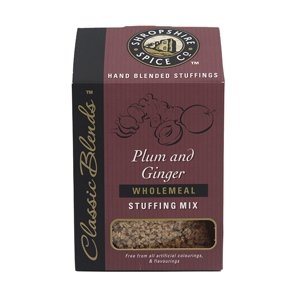Shropshire Spice Company Plum & Ginger Wholemeal Stuffing Mix 150g - Tuffins Supermarket Shropshire Spice Company Cooking & Baking Ingredients