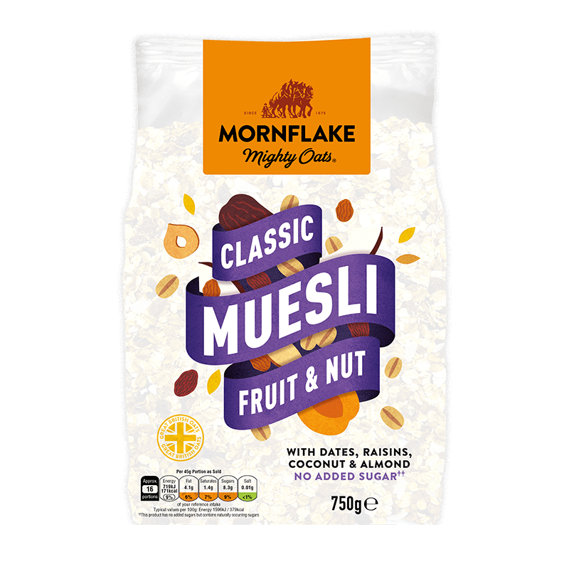 Mornflake Classic Muesli Fruit & Nut 500g - Tuffins Supermarket Mornflake Cereal