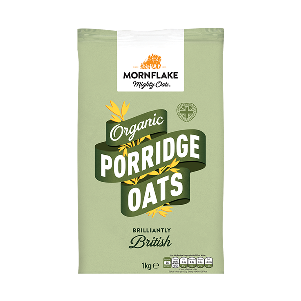 Mornflake Organic Porridge Oats 1kg - Tuffins Supermarket Mornflake Cereal