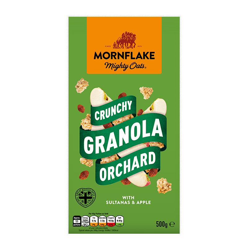 Mornflake Crunchy Granola Orchard 500g - Tuffins Supermarket Mornflake Cereal