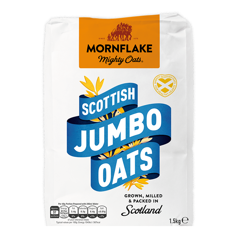 Mornflake Scottish Jumbo Oats 1.5kg - Tuffins Supermarket Mornflake Cereal