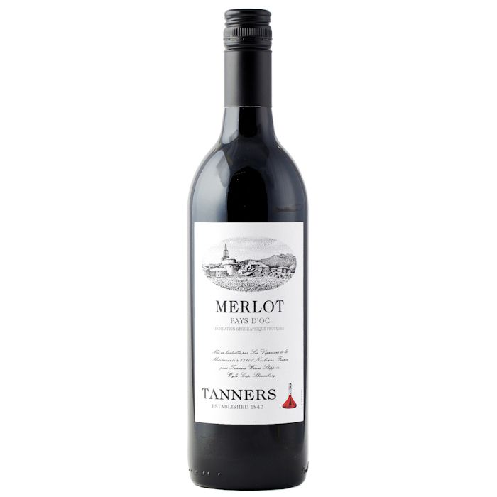 Tanners Merlot 75cl - Tuffins Supermarket Tanners Wine