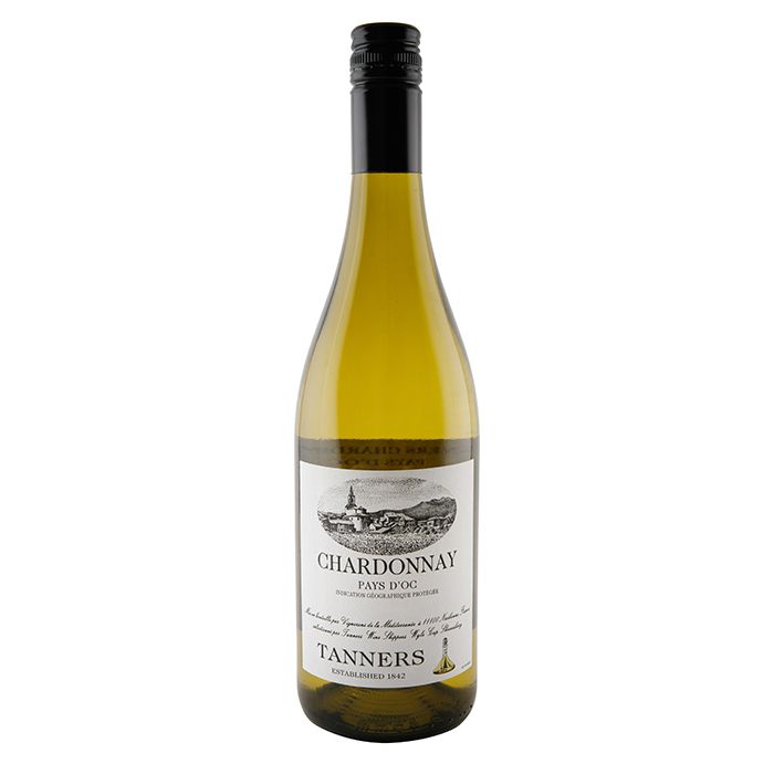 Tanners Chardonnay Pays D'oc 75cl - Tuffins Supermarket Tanners Wine