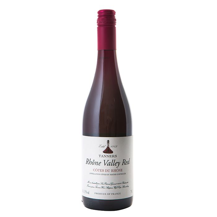 Tanners Rhone Valley Red 75cl - Tuffins Supermarket Tanners Wine
