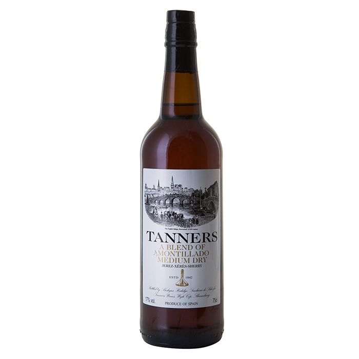 Tanners Amontillado Medium Dry Sherry 70cl - Tuffins Supermarket Tanners Wine
