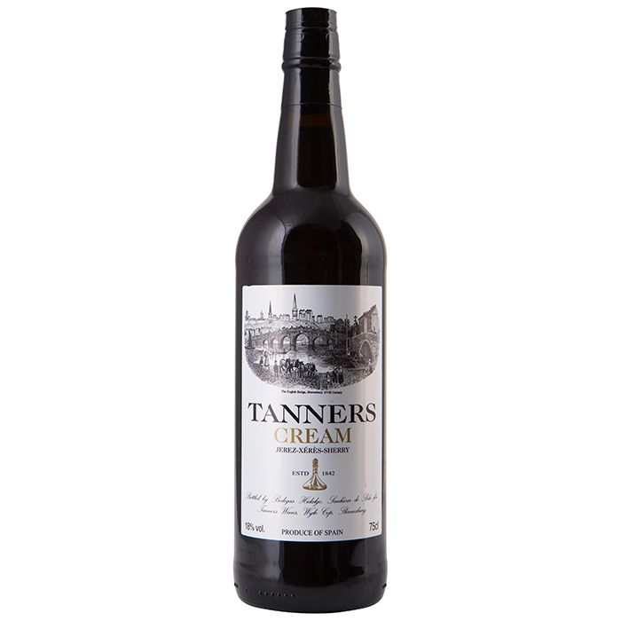 Tanners Cream Sherry 75cl - Tuffins Supermarket Tanners Wine